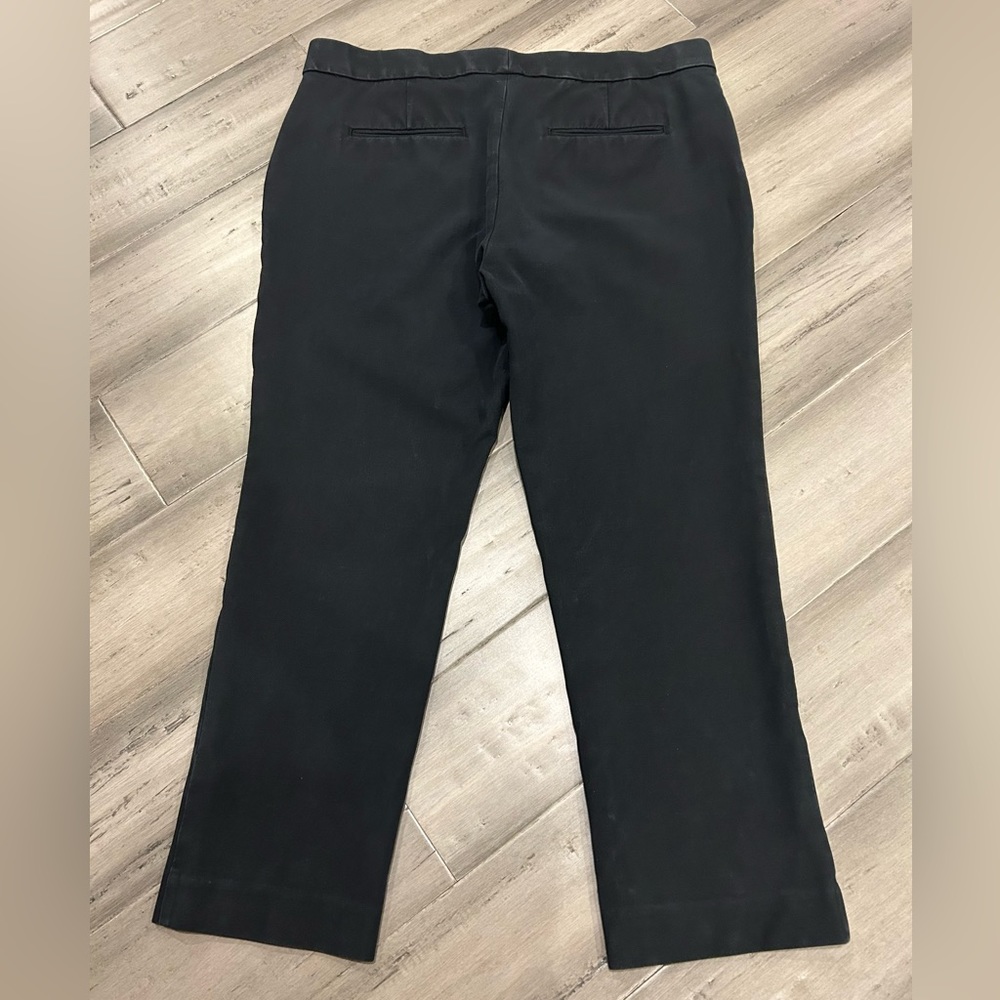 Ann Taylor Devin Tailored Ankle Pants, 10P, Black - Picture 6 of 6
